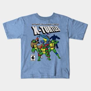 X-Turtles Mutants in a half shell Kids T-Shirt
